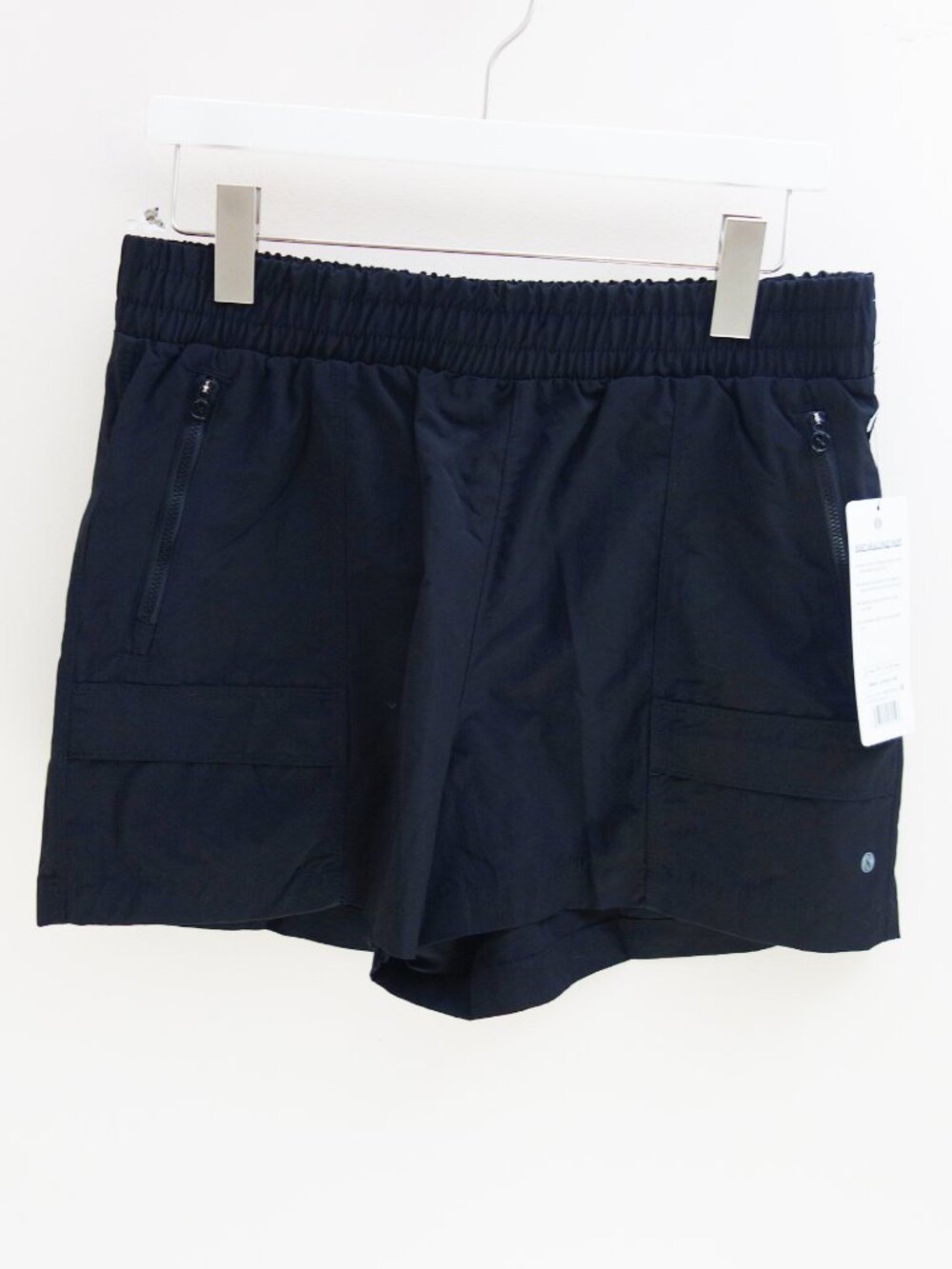 Layer 8 Women's night Walk Cargo Shorts High Waist Black (M) NWT